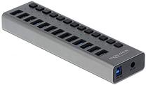 USB šakotuvas Delock External SuperSpeed USB Hub with 13 Ports + Switch