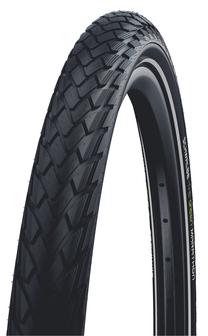Dviračio padanga Schwalbe Marathon HS620, Perf Wired 47-559 / 26x1.75 Reflex 11159405, guma, juoda sp., 26", 1.75"