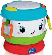 Развивающая игра, барабан Clementoni Baby Activity, 20 см, многоцветный
