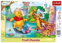 Dėlionė Trefl Disney Winnie The Pooh 31209, 33 cm x 23 cm, 15 vnt., įvairių spalvų
