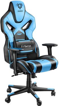 Spēļu krēsls Diablo X-Fighter, zila krās./melna krās.