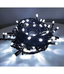Lempučių girlianda 8779042483493, 9.7 m, balta sp., 100 LED