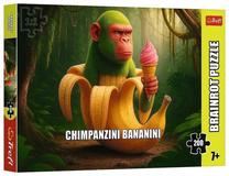 Dėlionė Trefl BrainRots Chimpanzini Bananini, 34 cm x 48 cm, 200 vnt., įvairių spalvų