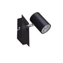 Lampa sienas Kanlux, GU10, 1 x 10 W, melna krās. / melna krās.