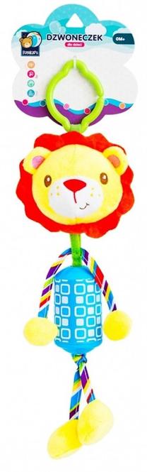 Rotaļlietas ratiem Funikids Pendant Lion, zila krās./sarkana krās./dzeltena krās.