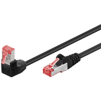 Кабель Goobay Patch Cable RJ-45, 2 м, черный цв.