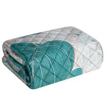 Lovatiesė NIN-01, mėtinė (mint) sp./pilka sp., 170 cm x 210 cm
