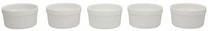 Keramikinis kepimo indas, rinkinys Kitchen&GO, balta sp., 8 cm x 8 cm, 0.125 l