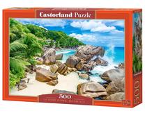 Dėlionė Castorland Seychelles La Digue Island, 33 cm x 47 cm, 500 vnt., įvairių spalvų