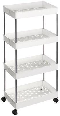 Pastatoma lentyna Songmics Storage Rack, balta, 22 cm x 40 cm x 86 cm