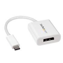 Adapteris StarTech CDP2DPW USB-C male, DisplayPort female, 0.014 m, balta krās.