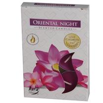 Žvakė, aromatinė Aura Oriental Night, 3 - 4 h, 6 vnt., violetinė sp.