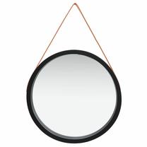 Зеркало VLX Wall Mirror, подвесной, 60 см x 60 см, коричневый цв./черный цв.