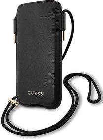 Telefono dėklas Guess GUHCP12MSAPSBK, juoda sp., Visi