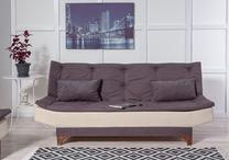 Sofa-lova Hanah Home Kelebek 867UNQ1340, antracito sp./kreminė sp., 85 x 190 cm x 85 cm