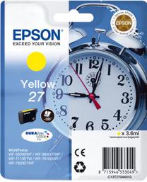 Rašalinio spausdintuvo kasetė Epson 27 DURABrite, geltona sp.