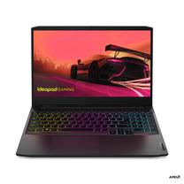 Sülearvuti Lenovo Gaming 3 15ACH06 W11 82K200KBLT, AMD Ryzen 5 5600H, 8 GB, 512 GB, 15.6 ", RTX 3050, must v./hall v., Windows