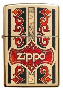 Šķiltava Zippo Lighter 29510, zelta krās./sarkana krās.