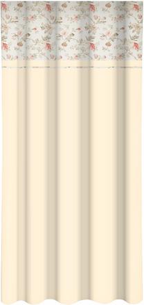 Naktinė užuolaida ZMH-234, kreminė sp./pilka sp./rožinė sp., 140 cm x 250 cm