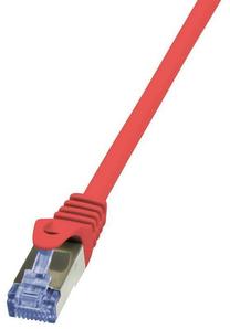 Провод Logilink CAT 6a S/FTP RJ-45 8P8C, RJ-45 8P8C, 1.5 м, красный цв.