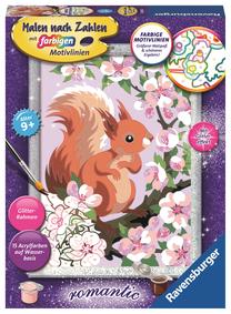 Картина по номерам Ravensburger Painting by Numbers Squirrel, многоцветный