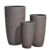 Gėlių vazonas Domoletti LT13918-3S, keramika/molis, Ø 42 cm, ruda sp.