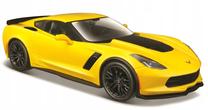 Игрушечная машина Maisto 2015 Corvette Z06 31133, желтый цв.