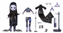 Кукла MGA Rainbow High Shadow High Reina Glitch Crowne 583073, 28 см, черный цв.