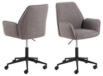 Darbo kėdė Glenda Basel 34, 61.5 x 59.5 x 99 cm, ruda/pilka