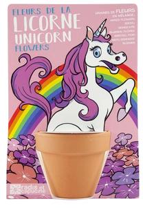 Комплект для выращивания растений Radis Et Capucine Unicorn, розовый цв.