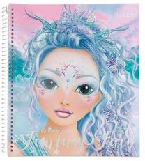 Grāmata krāsošanai Depesche Top Model Fantasy Face