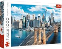 Dėlionė Trefl Brooklyn Bridge, New York, USA 107258, 48 cm x 68.3 cm, 1000 vnt., įvairių spalvų