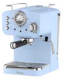 Espresso kohvimasin Swan Retro Pump Espresso, sinine v.