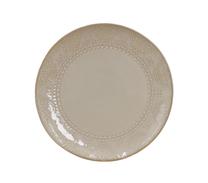 Lėkštė pietų Domoletti Beige arabic, Ø 26.6 cm, kreminė sp.