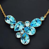 Bižutērija Diamond Sky, zila krās.