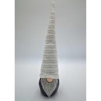 Kalėdinė dekoracija, "Elfas" Saska Garden Elf GS250588, 9 cm, pilka sp.
