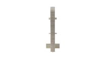 Соединение плинтуса Cezar MasterLine W-PS-LL2ML60-M526, 1.6 см x 6 см x 1.5 см, светло-серый цв., 2 шт.