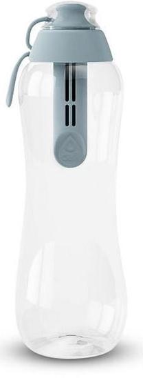 Ūdens pudele Dafi Filter Bottle, pelēka krās., plastmasa, 0.5 l