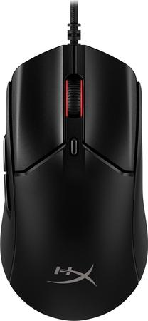 Laidinė žaidimų pelė HyperX Pulsefire Haste 2 6N0A7AA, usb / ps/2 laidas, juoda sp.