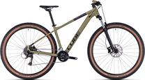 Dviratis kalnų Cube Aim Race, 29 ", 22" rėmas, alyvuogių žalia sp./juoda sp.