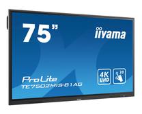 Монитор Iiyama ProLite TE7502MIS-B1AG, LCD, 80 гц, 4K UHD, 75″