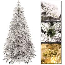 Dirbtinė Kalėdų eglutė Springos Frosted LUX CT0103, 220 cm, su stovu