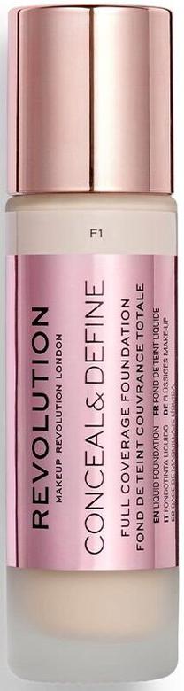 Skystas makiažo pagrindas Makeup Revolution London Conceal & Define, f1, 23 ml