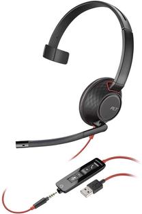 Laidinės ausinės Plantronics Blackwire 5210 USB-A, juoda sp.