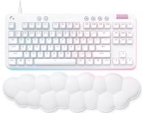 Laidinė žaidimų klaviatūra Logitech G713 GX Red, EN, balta sp.