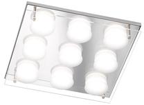 Valgusti lagi WOFI Envy 391102, LED, 3000 °K, 9 x 5.5 W, kroom v. / kroom v.