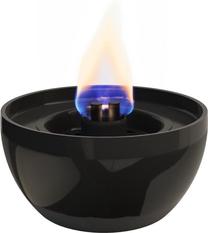 Svece, formas TenderFlame Table Burner Rose, 5 h, melna krās.