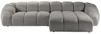 Kampinė sofa Micadoni Diana Bub7, pilka sp., dešininė, 334 x 182 cm x 72 cm