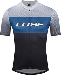 Футболка, повседневный, мужские Cube Teamline CMPT, синий цв./черный цв./серый цв., l