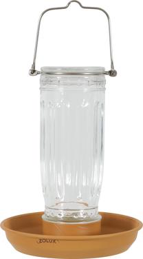 Linnumaja Zolux Terracotta Glass, 28 cm x 16 cm